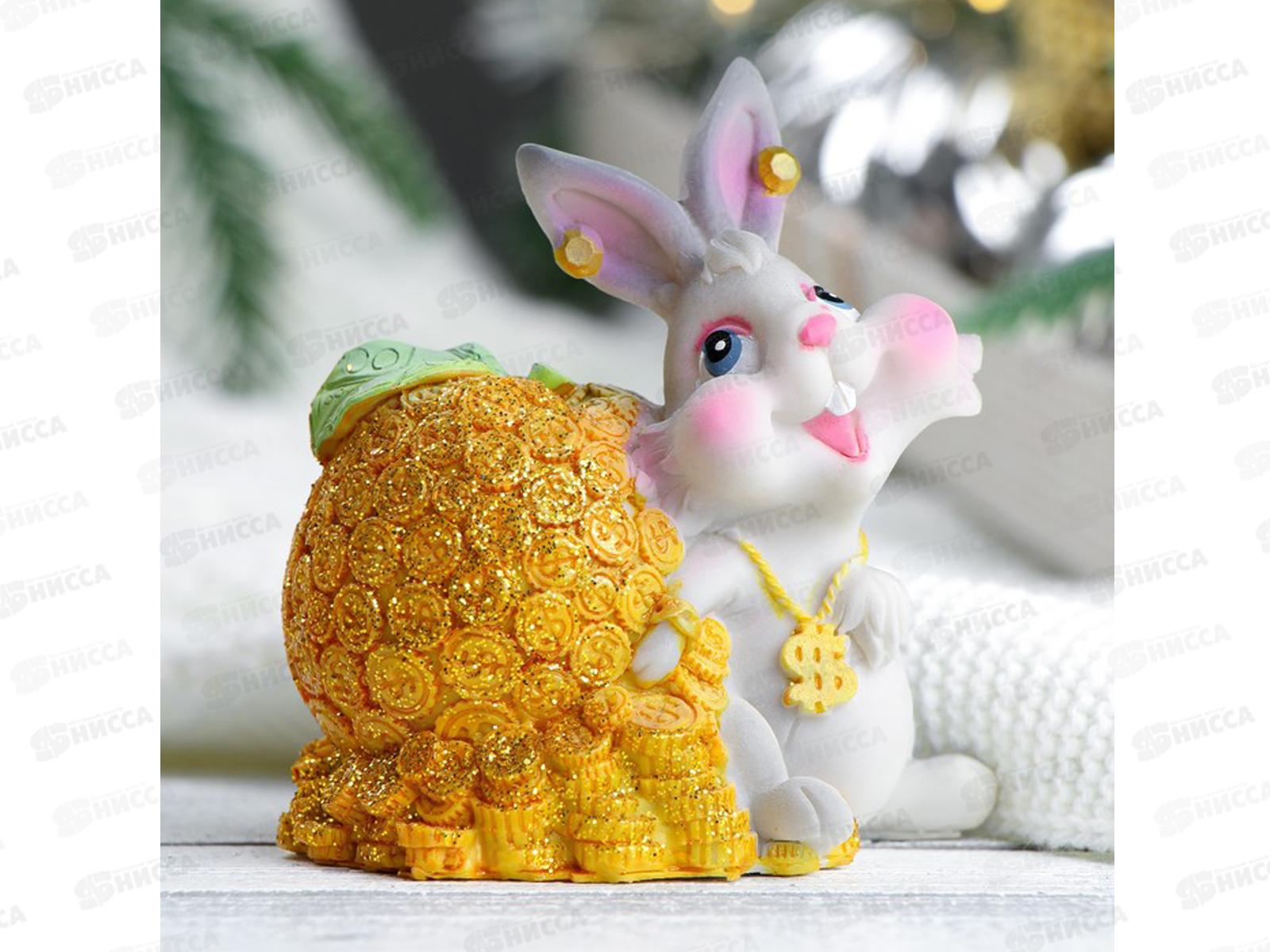 Копилка  &quotЗаяц гора денег&quot 10*8*12см микс 7805787/159516