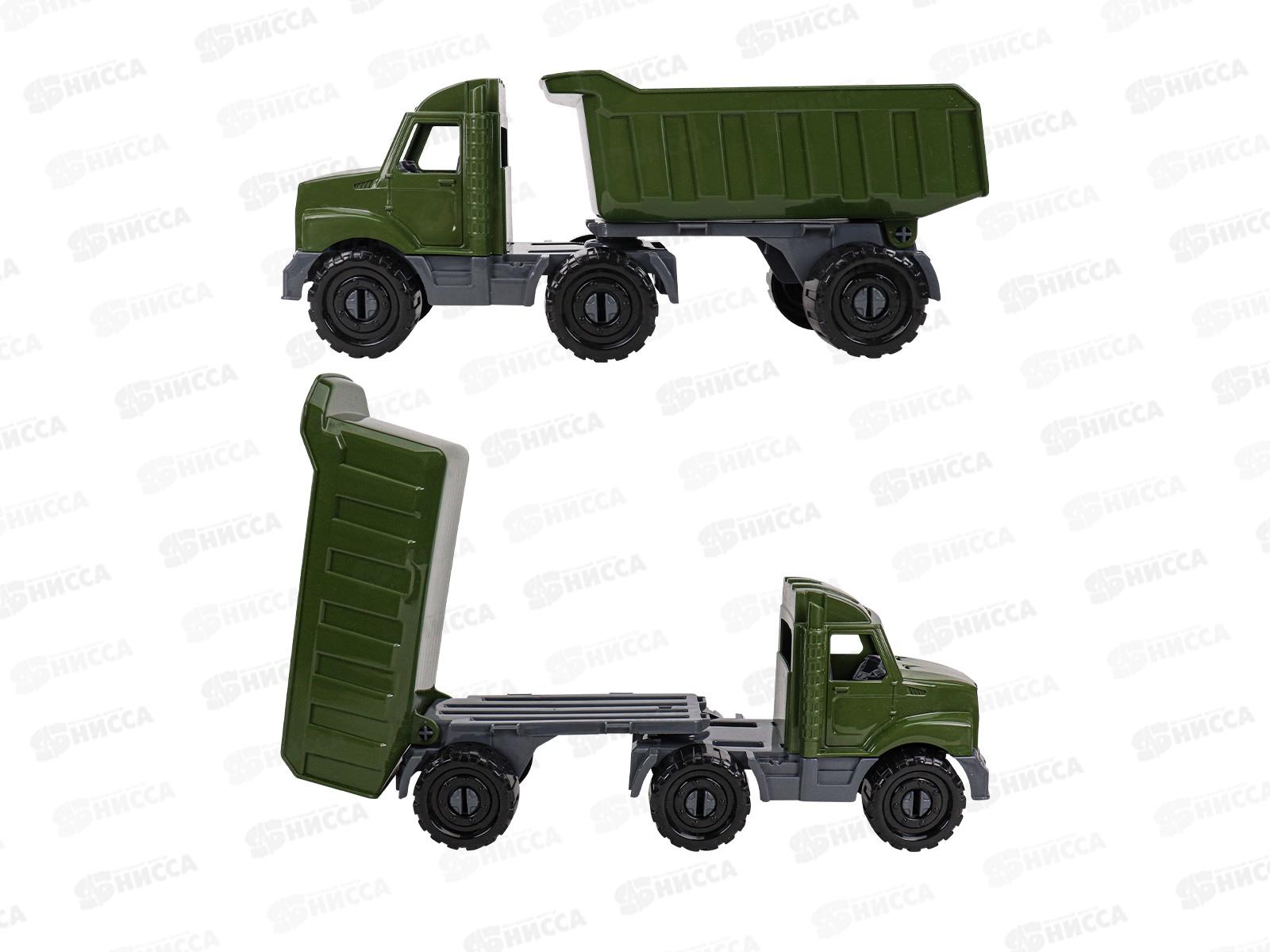 Машинка Тягач &quotБизон&quot с прицепом Военный, И-5112 *20