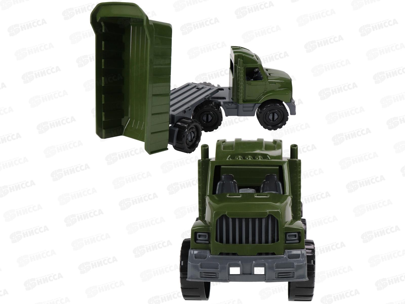 Машинка Тягач &quotБизон&quot с прицепом Военный, И-5112 *20