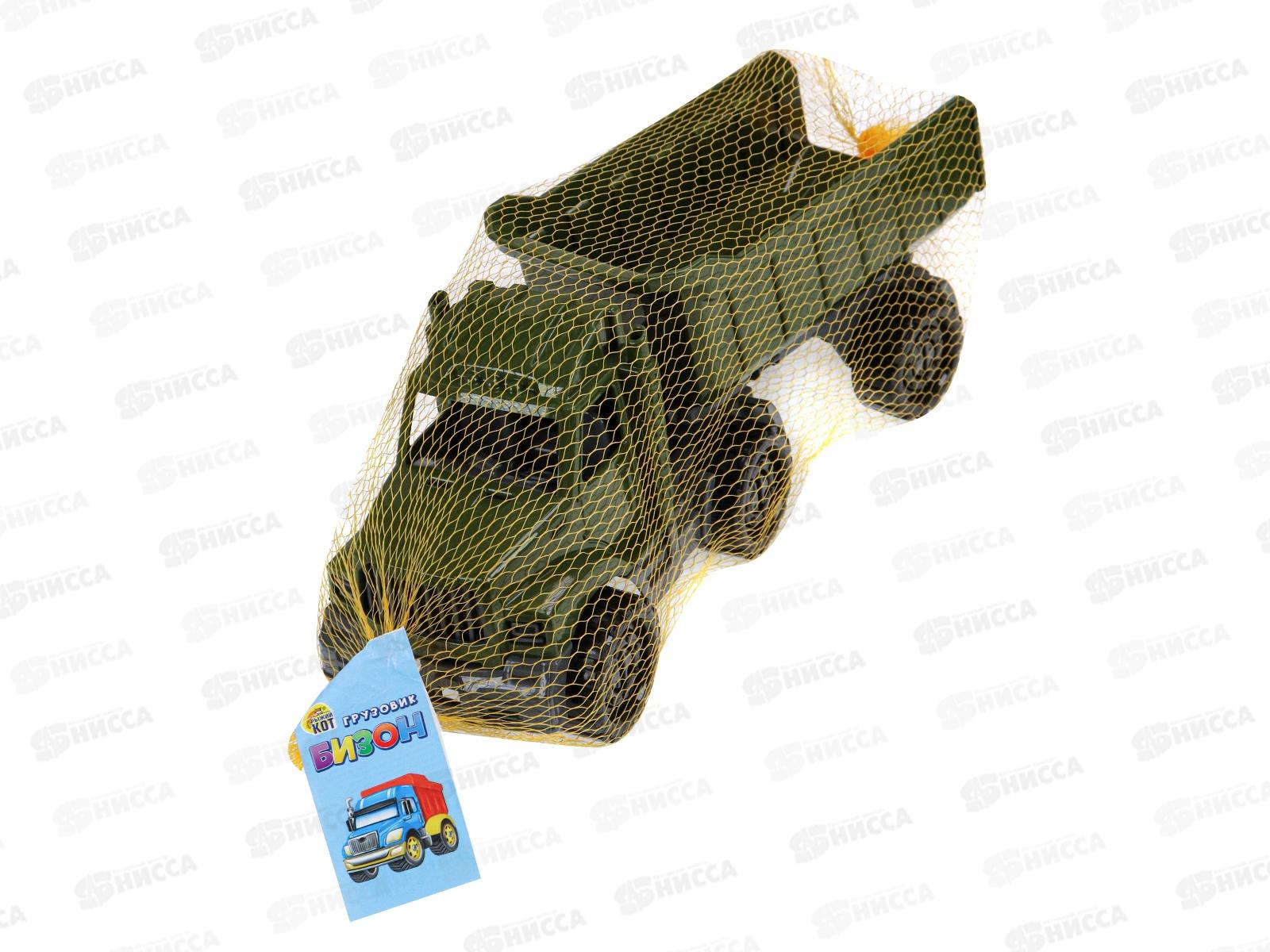 Машинка Тягач &quotБизон&quot с прицепом Военный, И-5112 *20