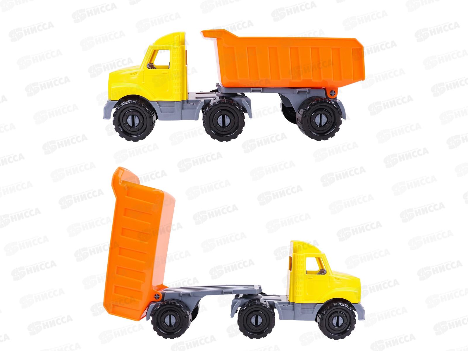 Машинка Тягач &quotБизон&quot с прицепом Строительный, И-5111 *20