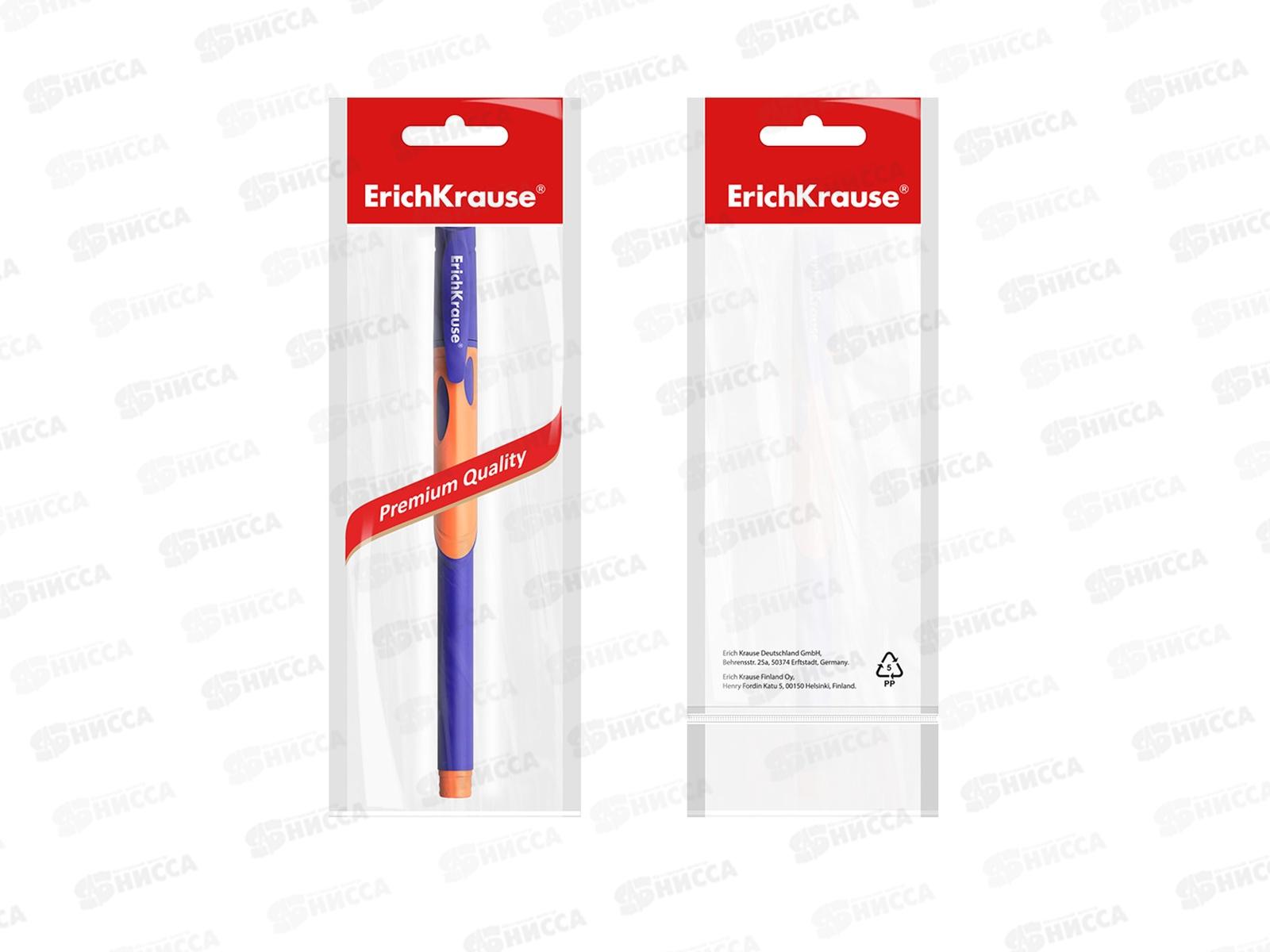 Ручка шариковая EK56060 Ultra Glide Technology ErgoLine@Kids, синяя 56060*12