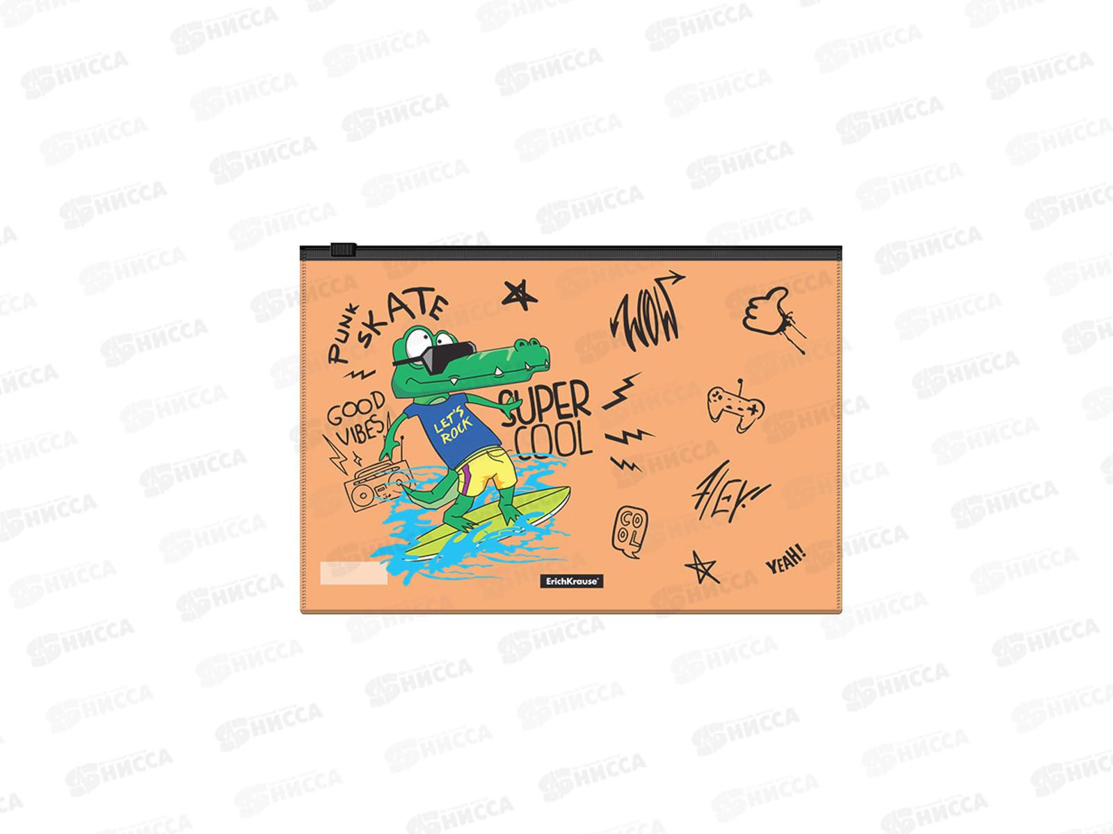 Папка на молнии EK B5, Funny Monsters асс.  54920 *12/240