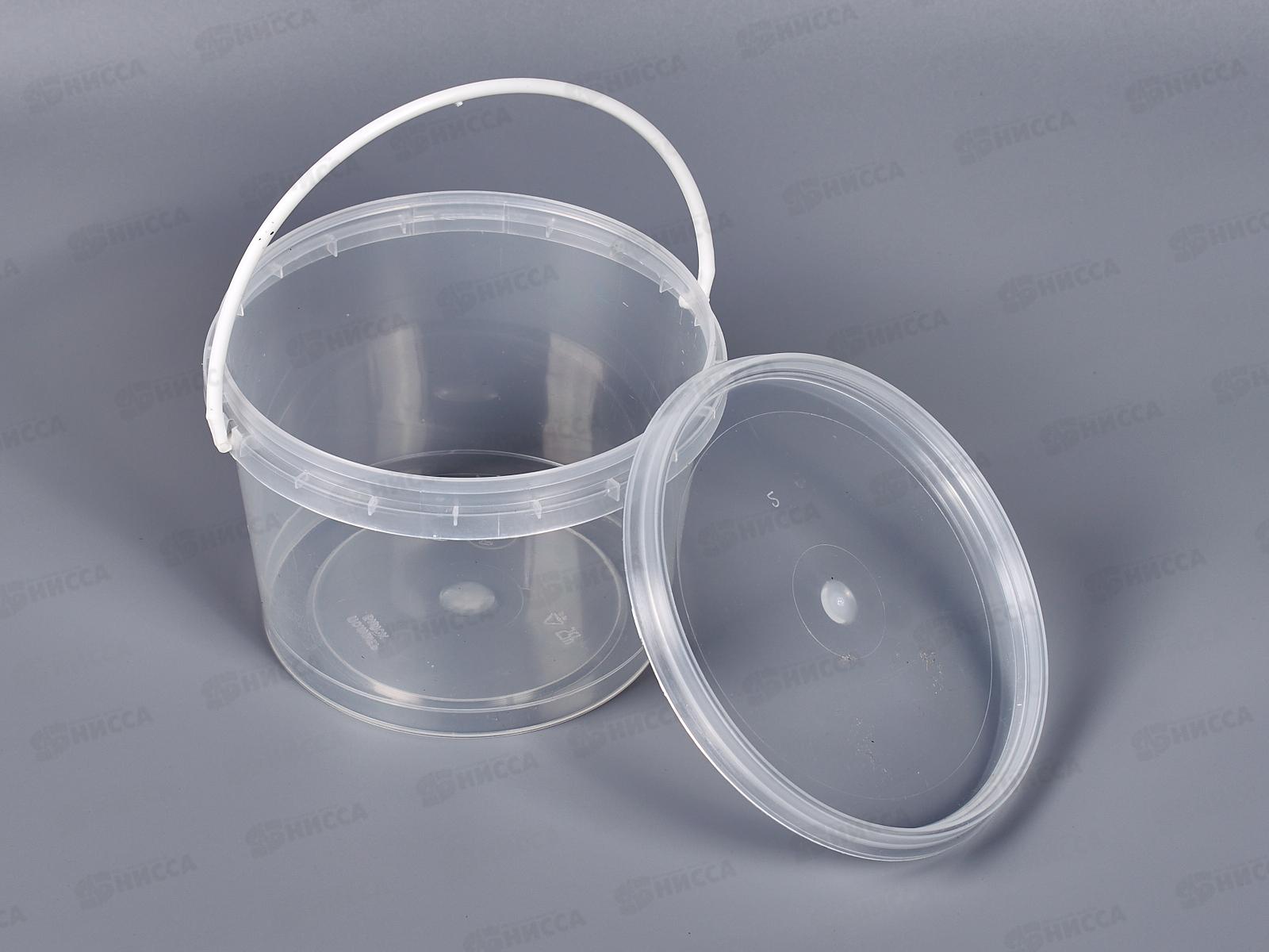 Тара литьевая Ведро 0,8л+крышка №2 *200