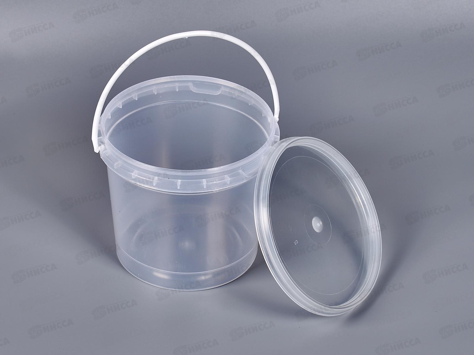 Тара литьевая Ведро 1,1л+крышка №2 *100