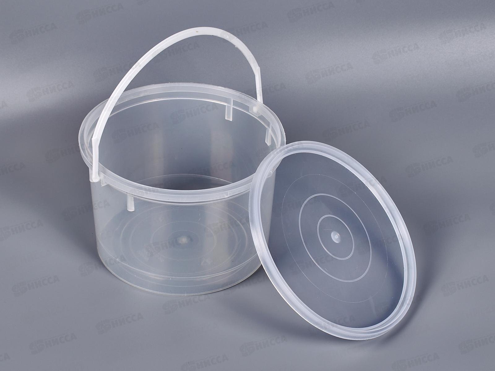 Тара литьевая Ведро 2,2л+крышка 2,2 *50