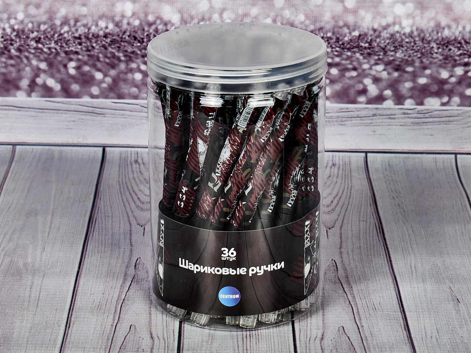 Ручка шариковая  CENTRUM Аниме Ножи, синяя, 0.7мм,70518*36