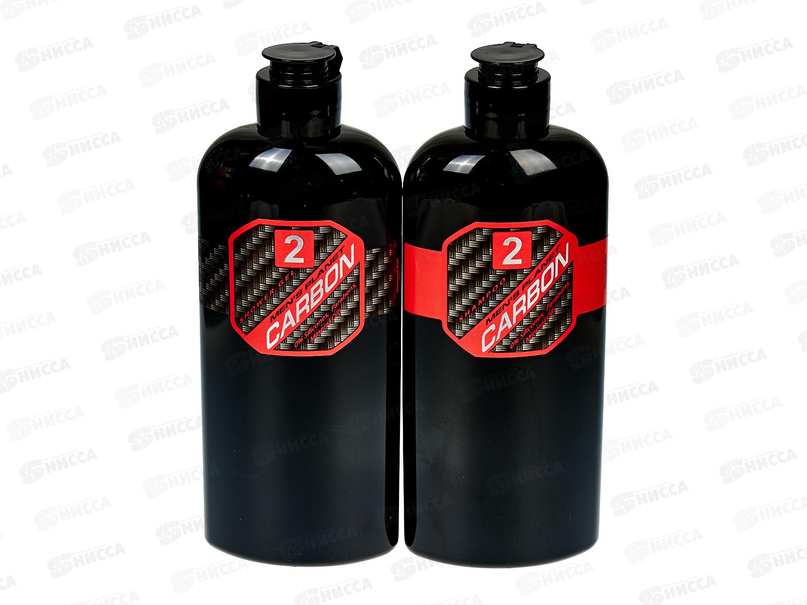 Men&quots Planet Carbon2 Подарочный набор (шампунь 250мл.+гель для душа 250мл.) мужской *12