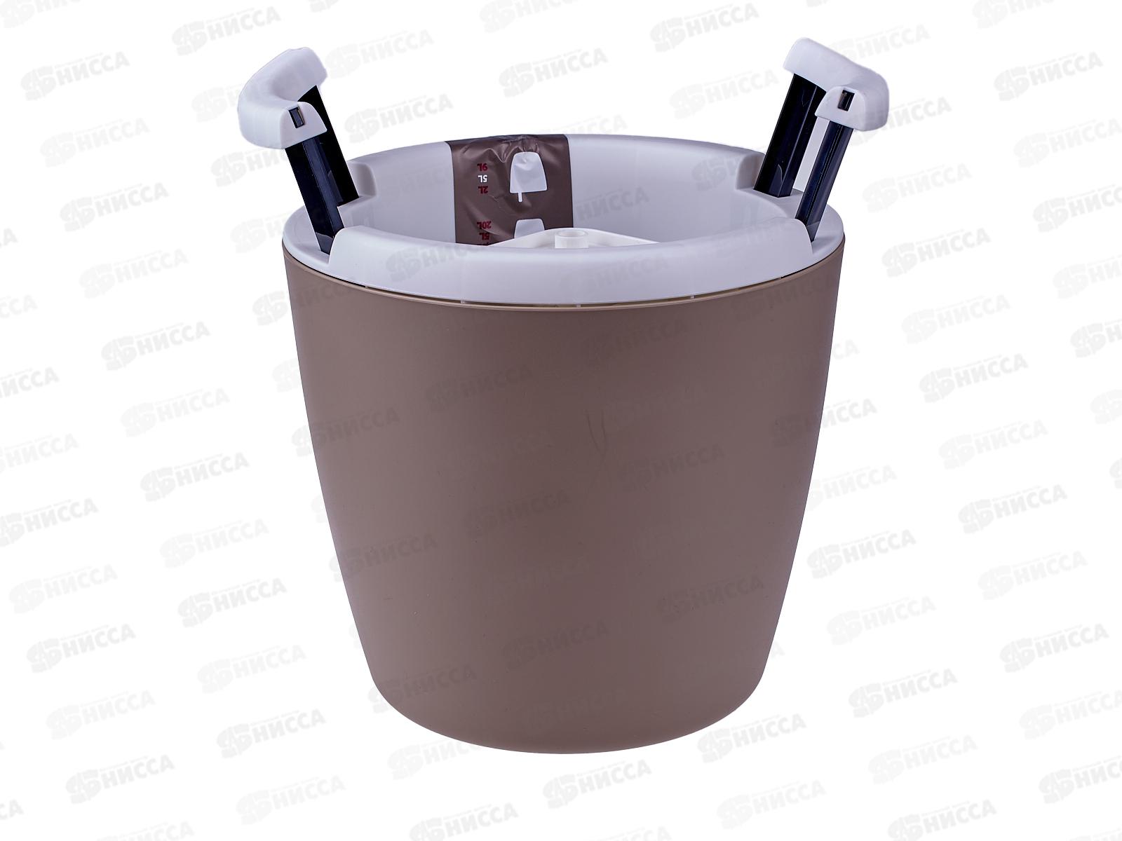 Горшок для цветов &quotInGreen Munchen&quot 9л молочный шоколад  IG622211047