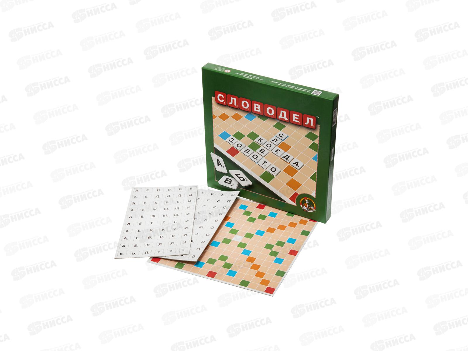 Игра настольная &quotСловодел&quot (картон) зеленый, 02648