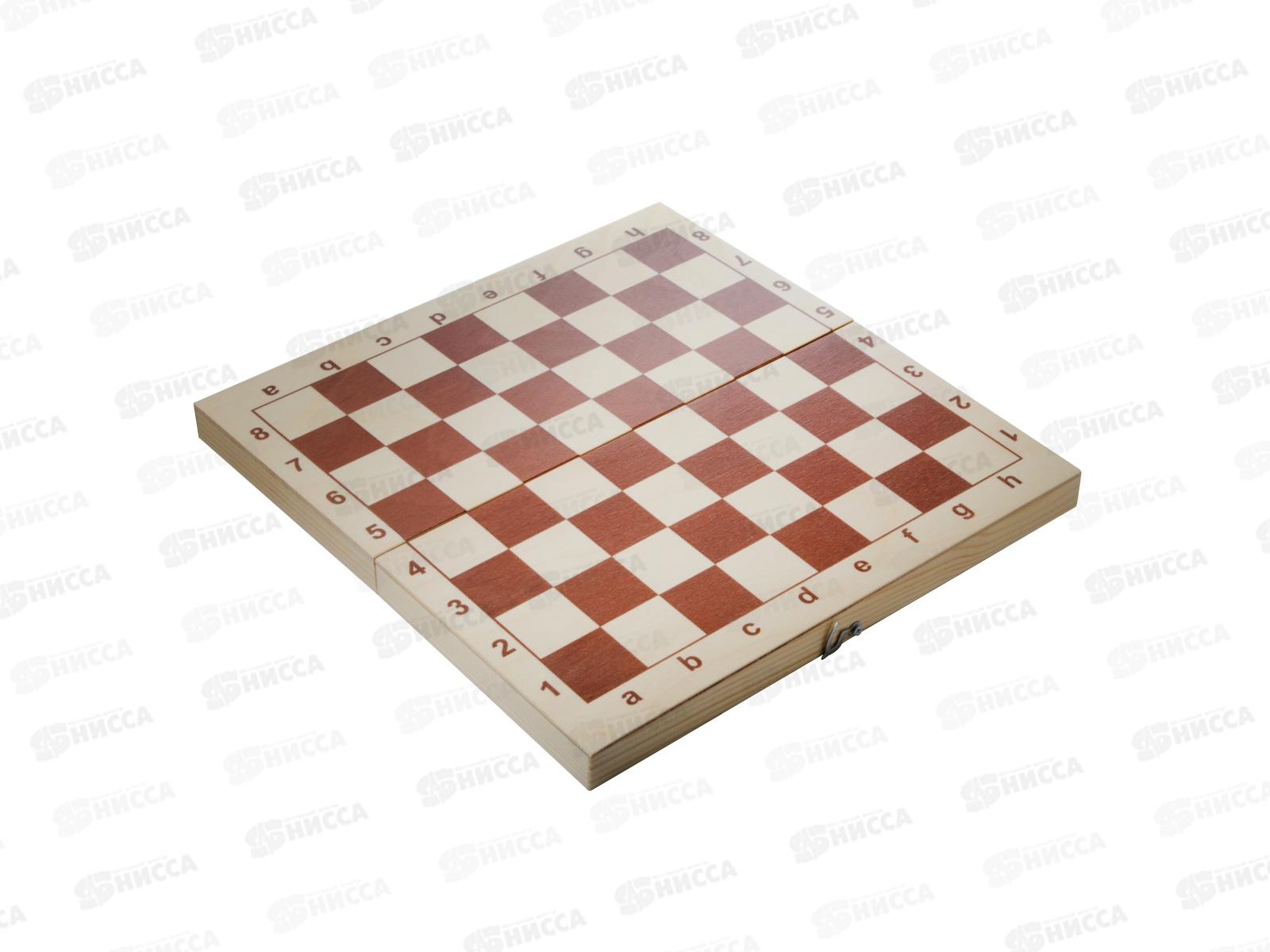 Шашки (пластиковые фишки, поле 29х29см, деревянная коробка) 02862