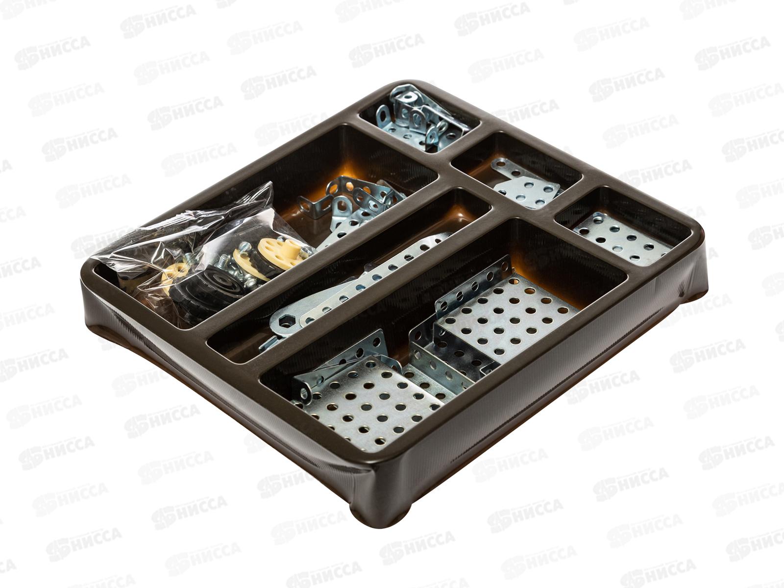 Конструктор металлический &quot10К&quot для уроков труда №1 (130 эл.) 02077  *10