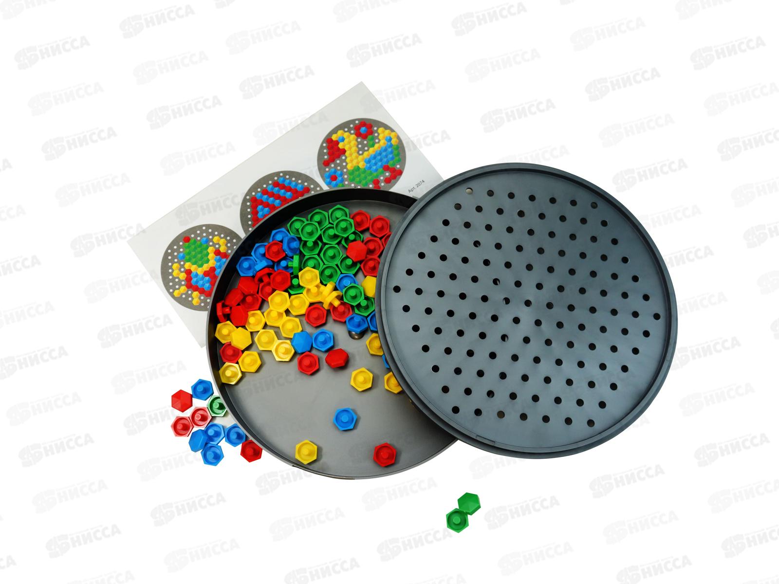 Мозаика шестигранная 100элементов, 02074  *18