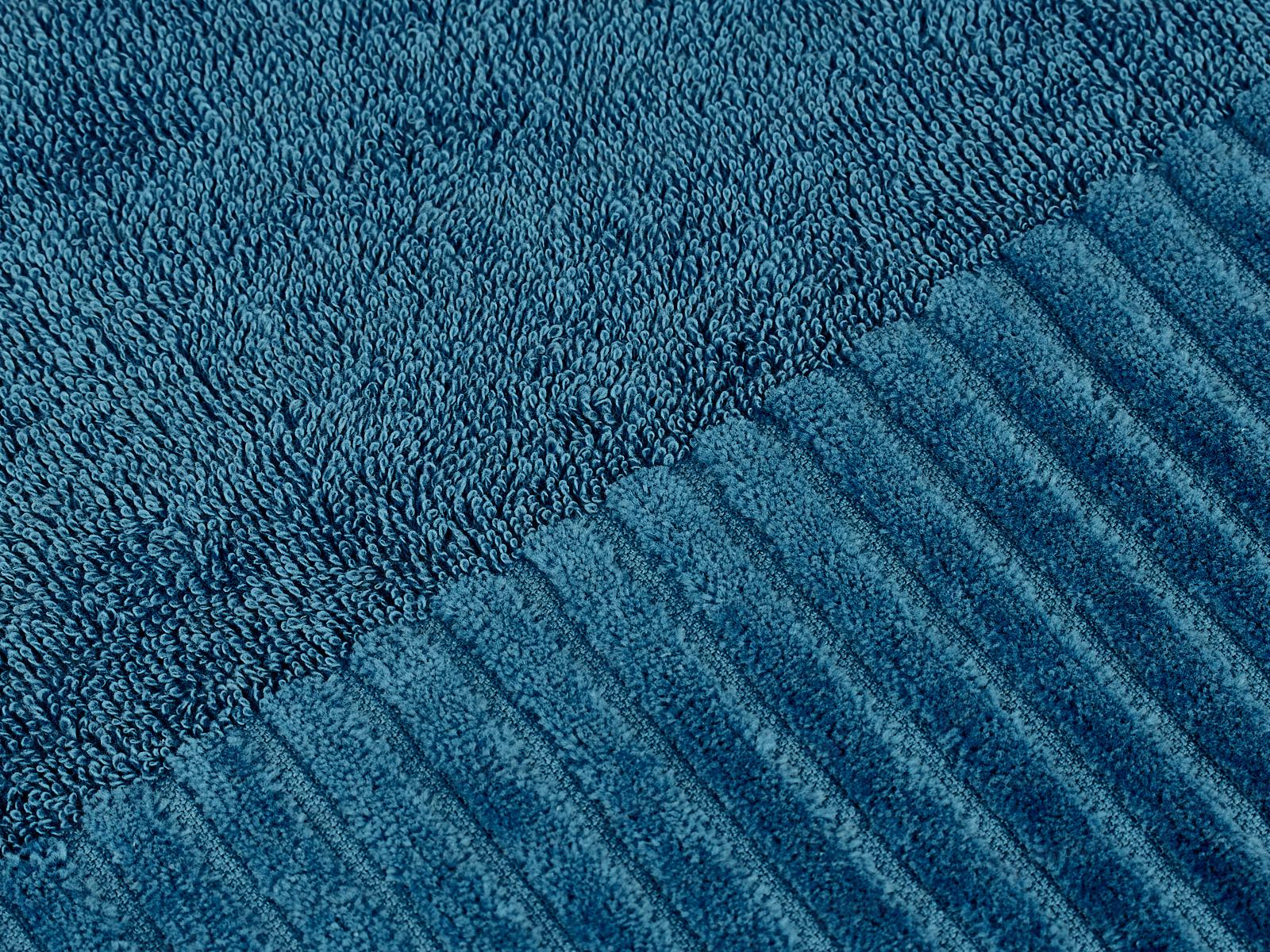 Полотенце махровое 50*90 ПЦС-2601-5198 1сорт Cascata (18-4222,синий)