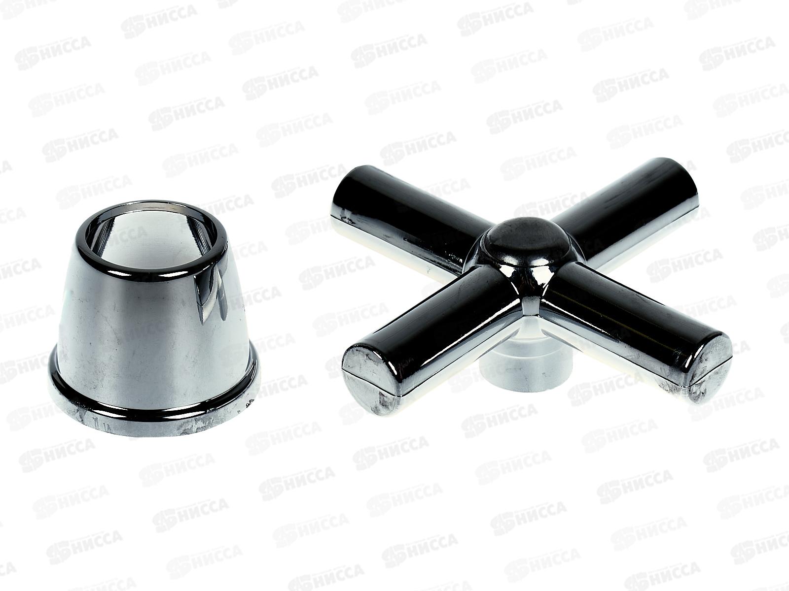 Маховик пластиковый Крет круглый с юбкой под квадрат, 80074