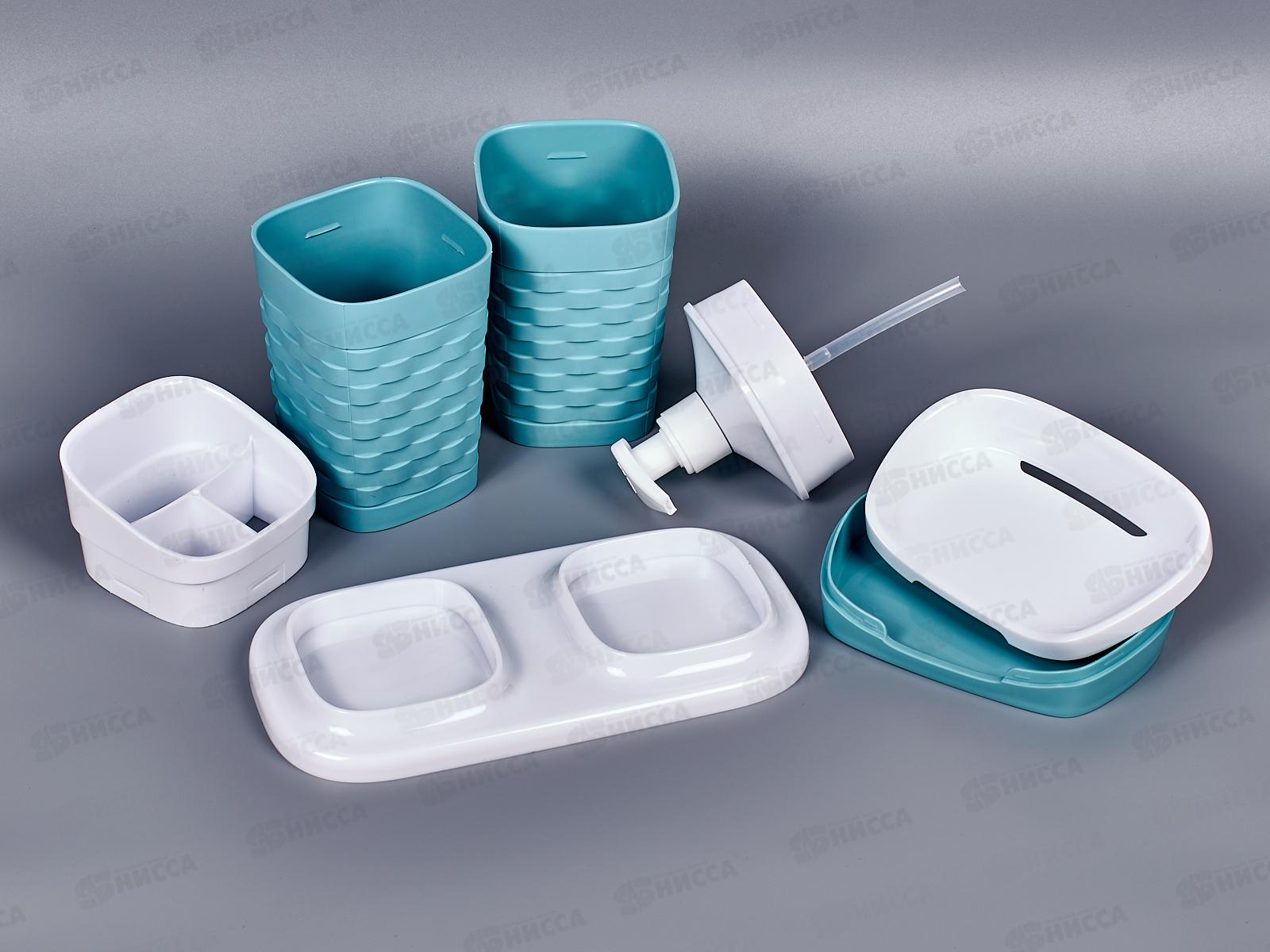 Набор для ванной 4 предмета  REEF на подставке С37133 *8