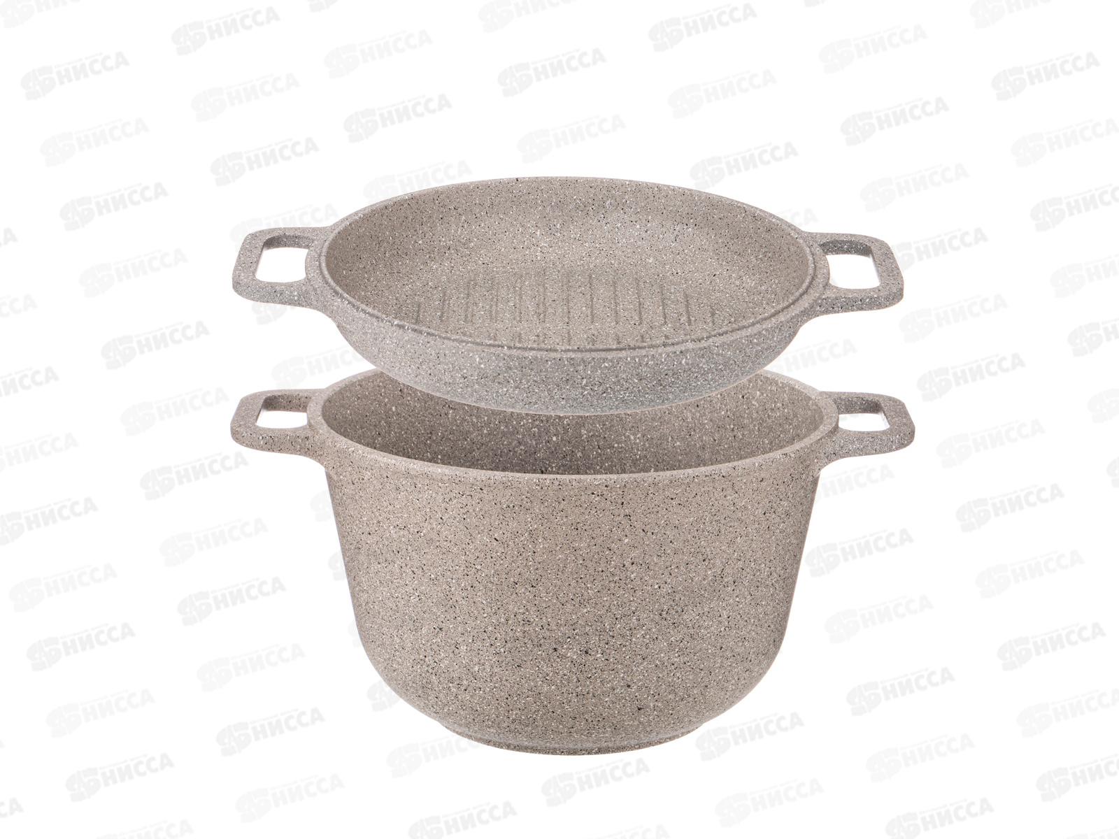 Казан Agness Арктик с крышкой Гриль 5л 899-241