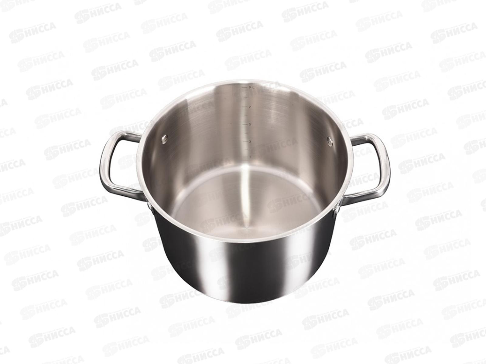 Кастрюля 9л &quotLEON&quot д.26см со стеклянной крышкой, LN-CA9026G