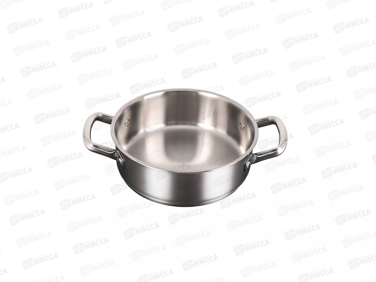 Сотейник &quotLEON&quot 2,4л, д.22см со стеклянной крышкой, LN-STP2422G