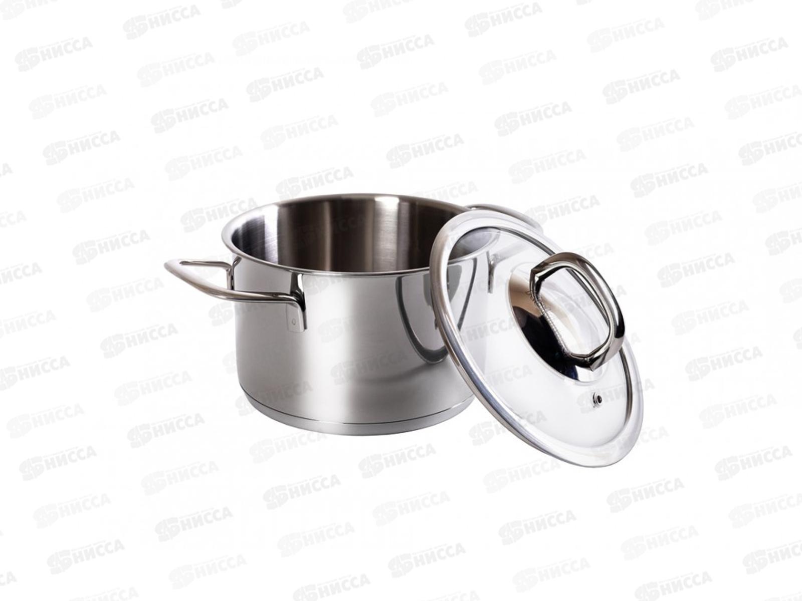 Кастрюля 1,8л &quotSAFIA&quot д.16см со стеклянной крышкой, SF-CA1816G