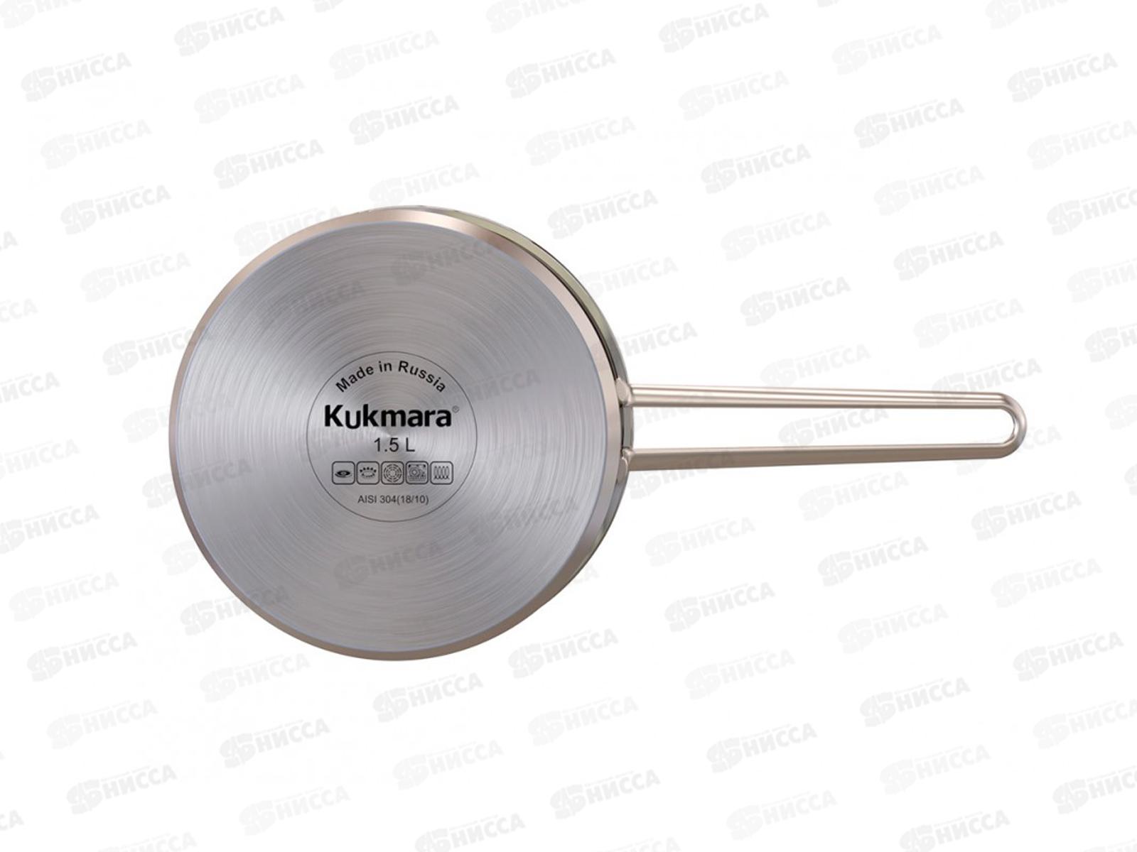 Ковш 1,5л &quotSAFIA&quot д.16см со стеклянной крышкой, SF-LDL1516G