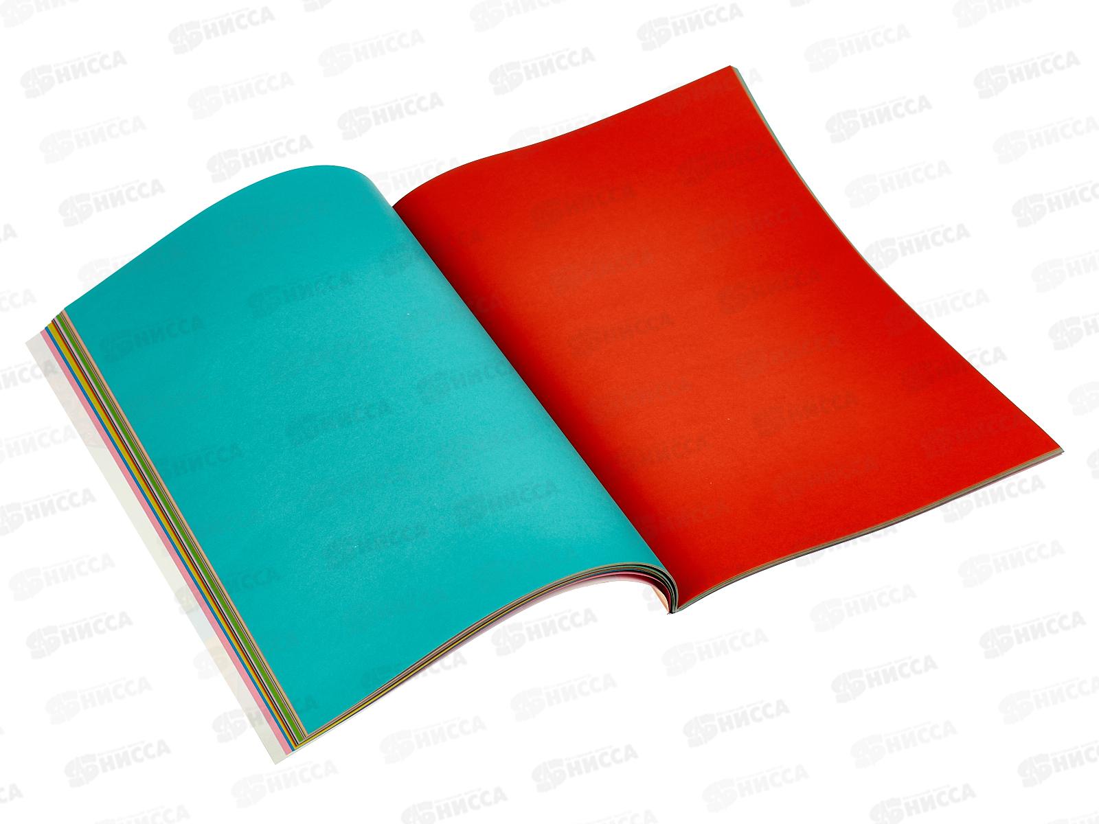 Цветная бум. 48л 48цв А4 2х.стор на скреп ЛХ Страна чудес (ЦБ-3061)