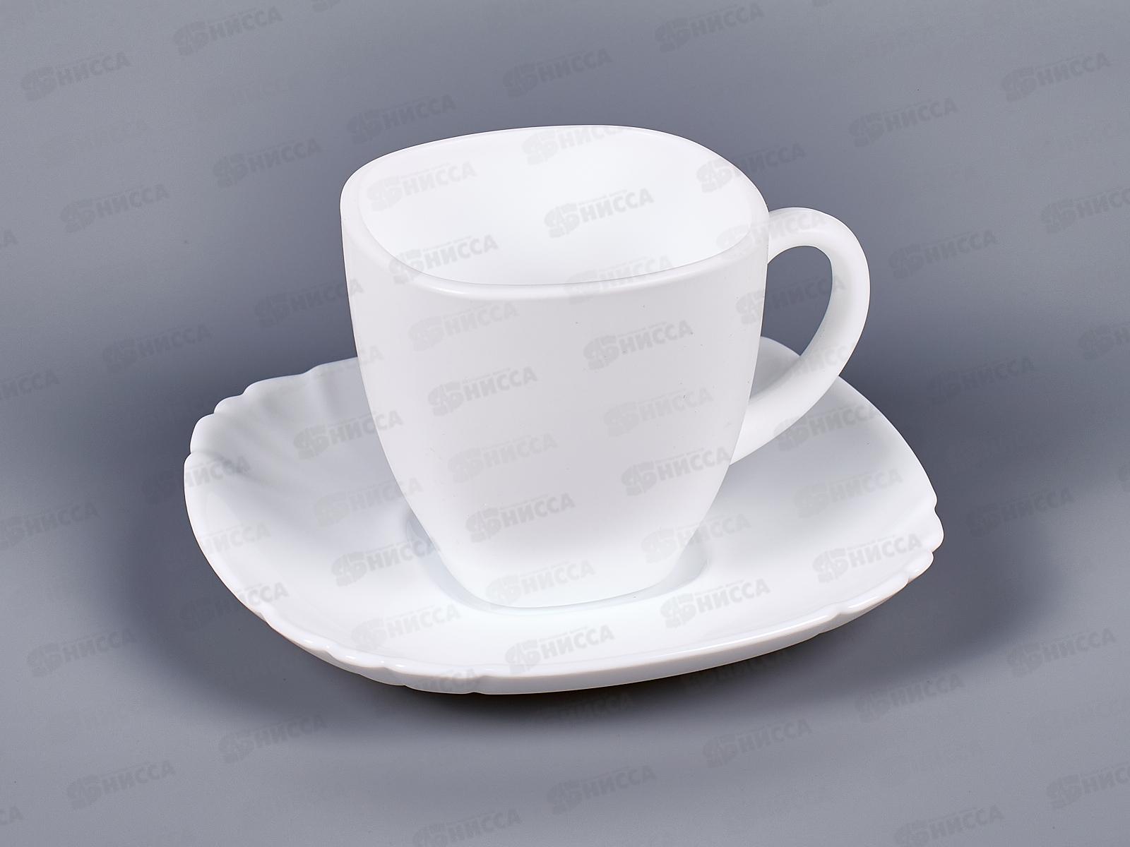 Набор чайный Бэйсик белый 12пр. 220мл Q5853