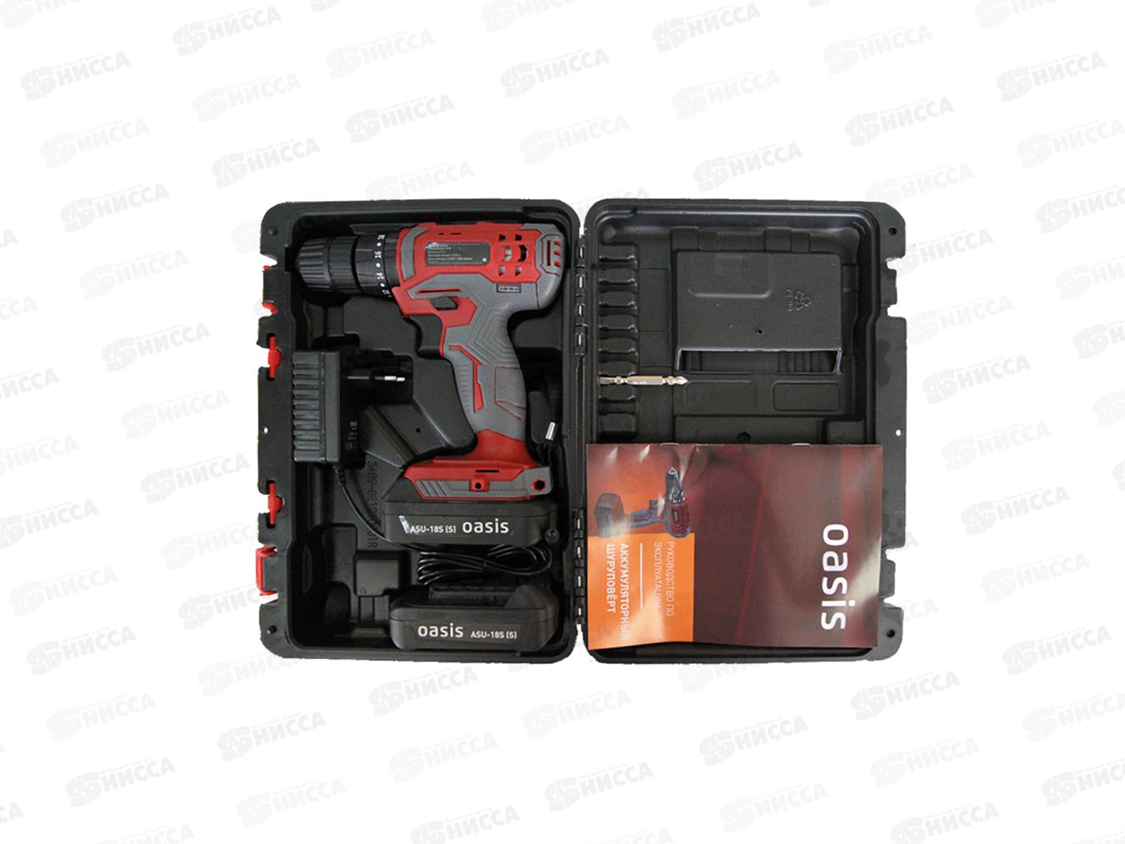 Шуруповерт аккумуляторный Oasis ASU-18S