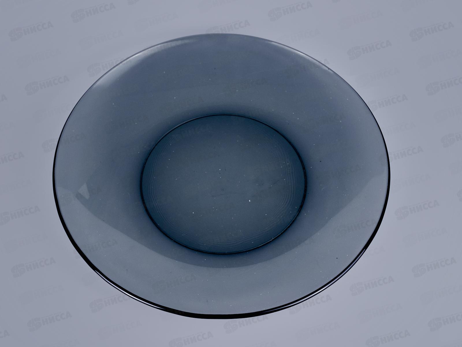 Тарелка &quotBASILICO&quotlava grey дым d-200mm 62543 обеденная *6