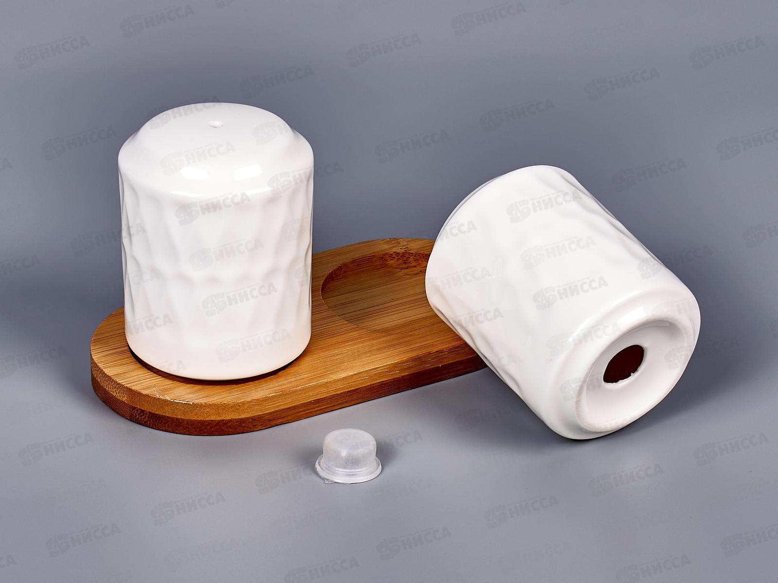 Набор для специй 2предмета Naturel, на бамбук. подставке п/у 2630285 *60