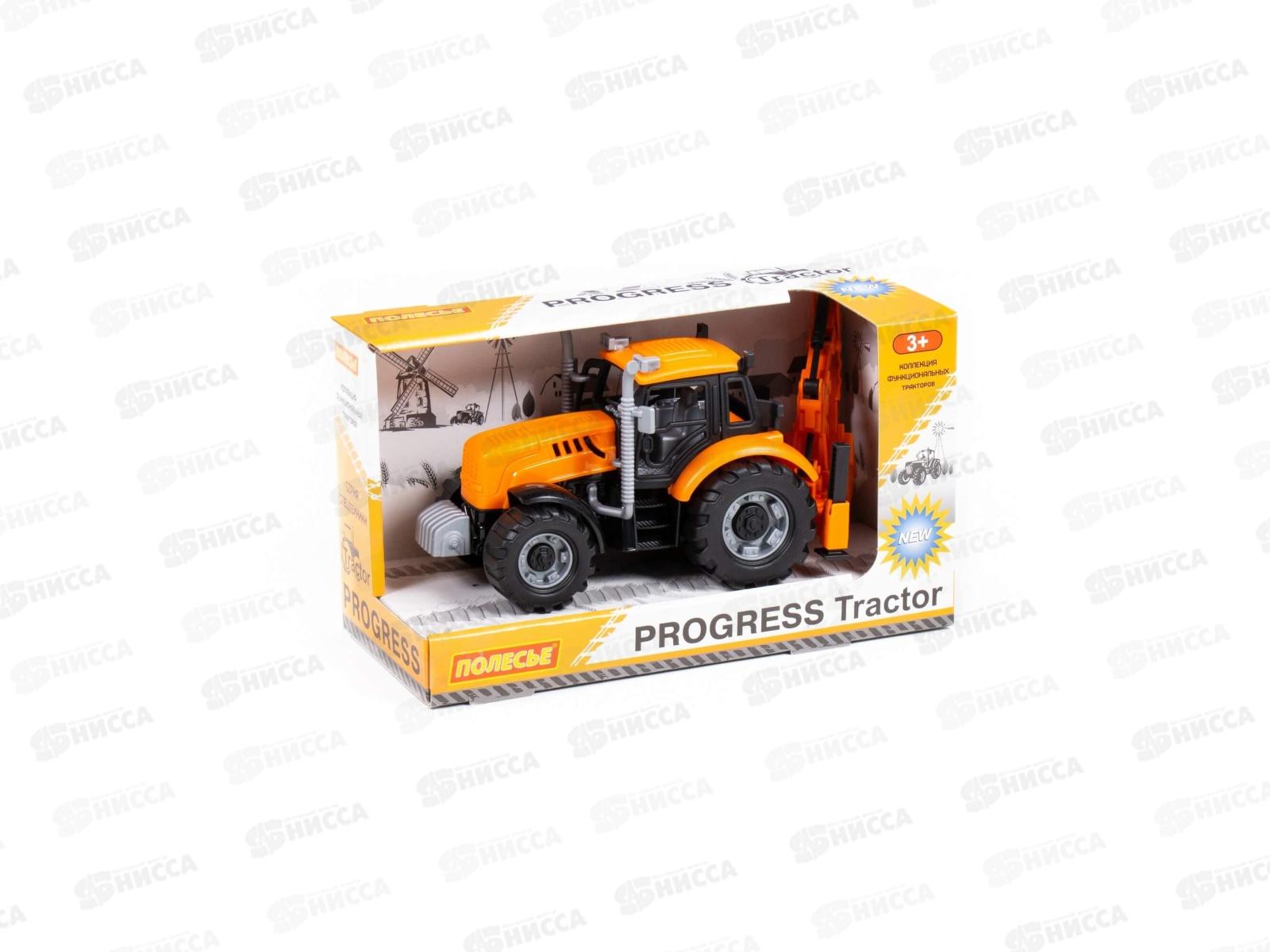 Экскаватор &quotПрогресс&quot инерционный (оранжевый) в коробке, 91543  *12