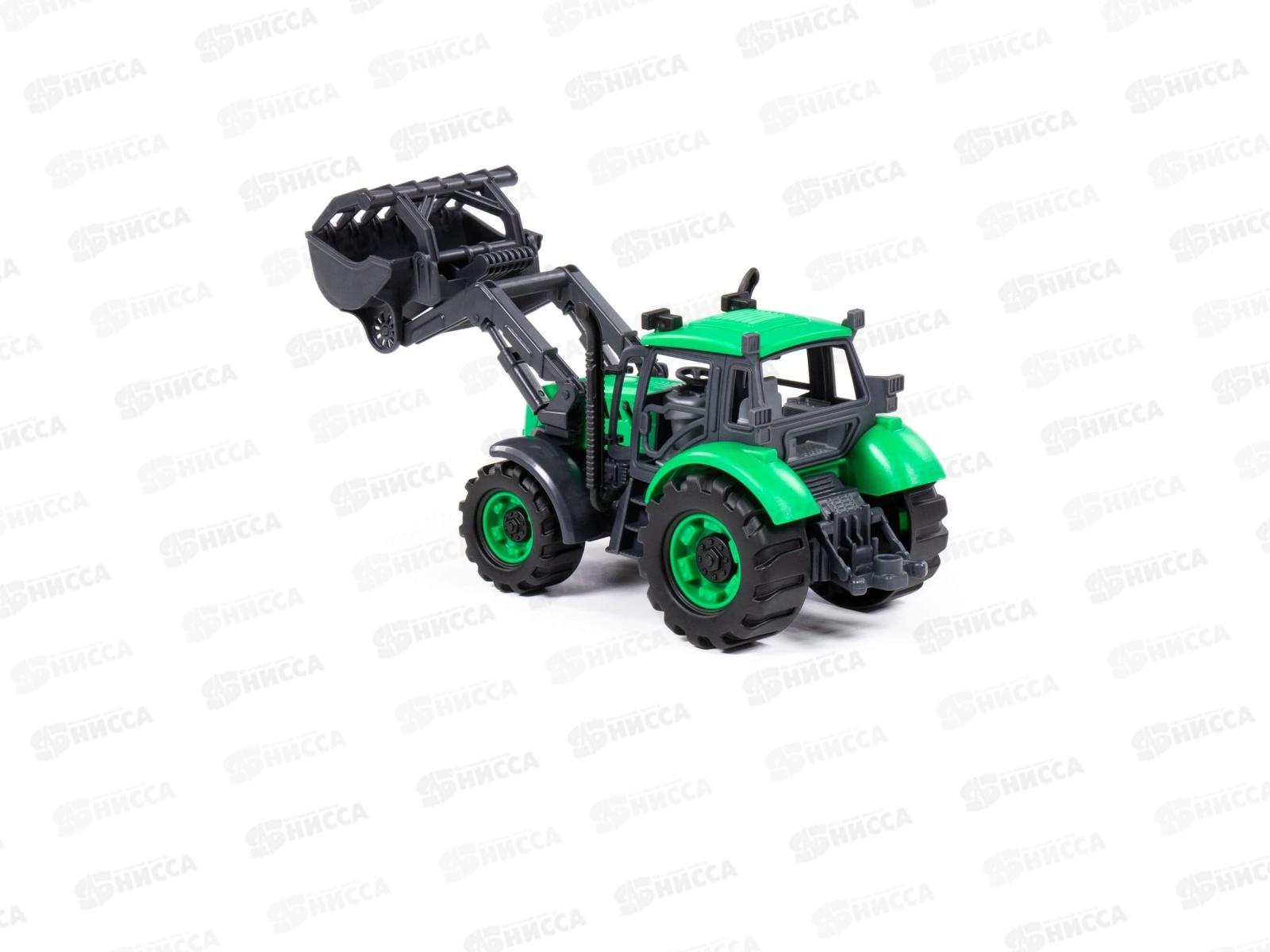 Погрузчик &quotПрогресс&quot сельскохозяйственный инерционный (зелёный) в коробке, 91741  *12