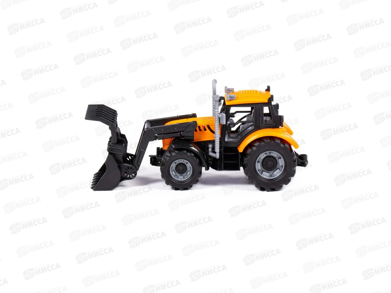 Погрузчик &quotПрогресс&quot сельскохозяйственный инерционный (оранжевый) в коробке, 91758  *12