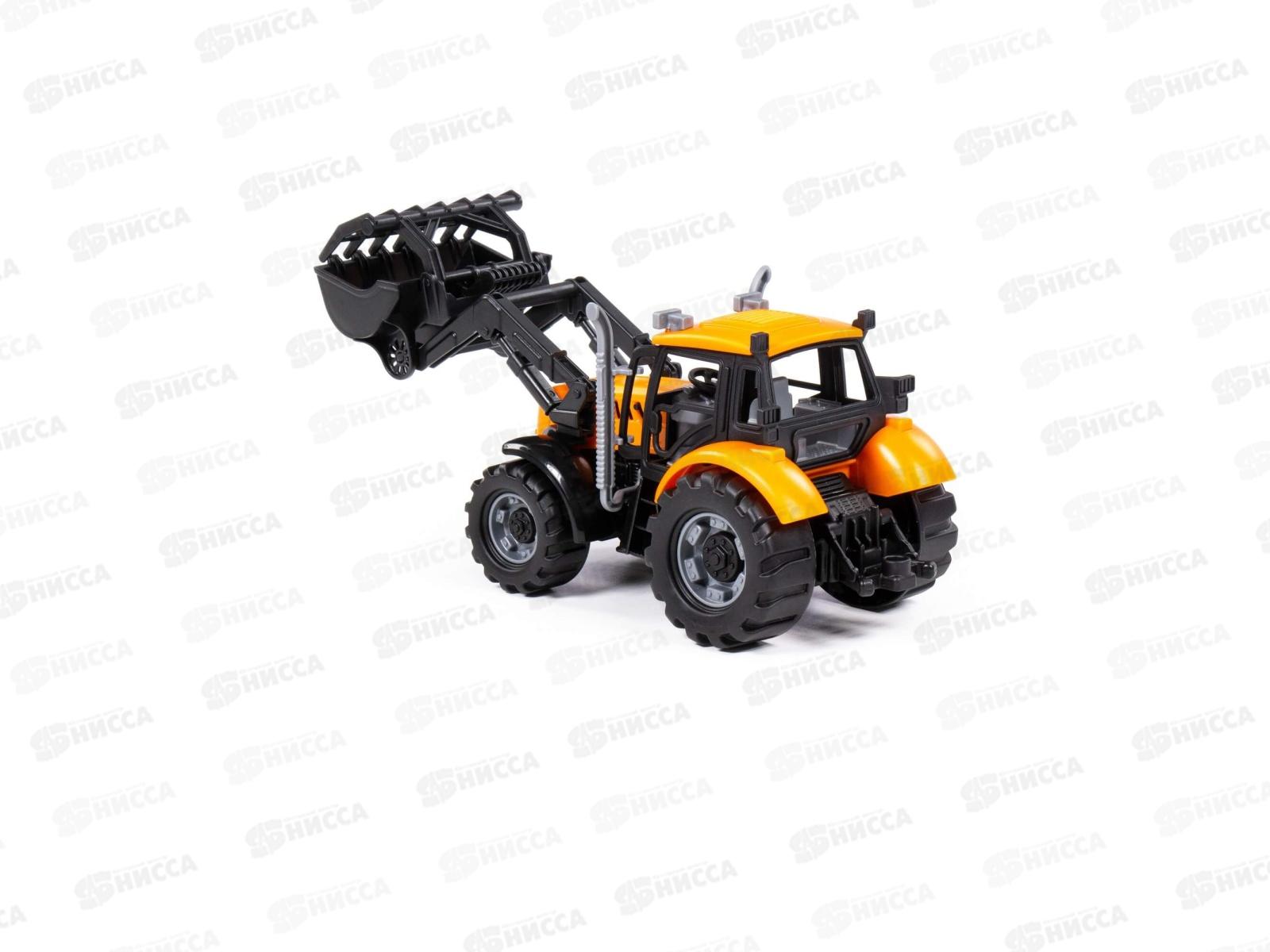Погрузчик &quotПрогресс&quot сельскохозяйственный инерционный (оранжевый) в коробке, 91758  *12