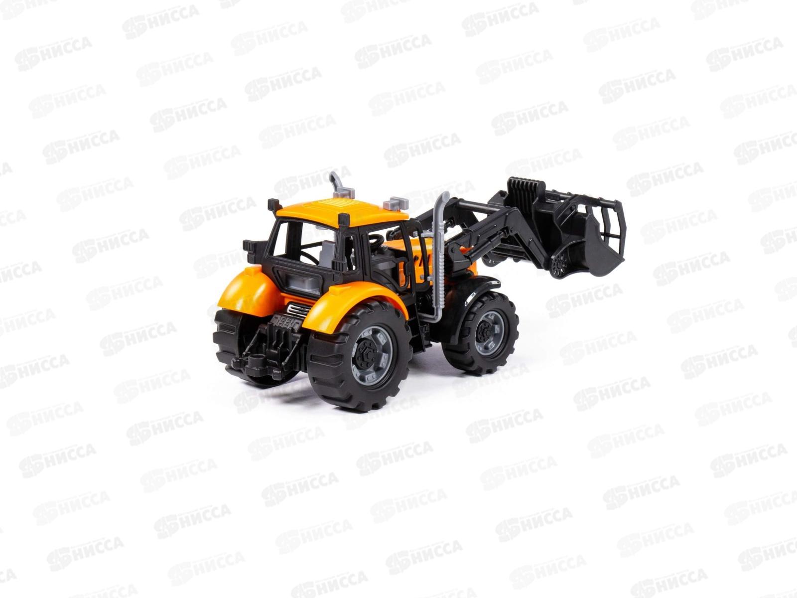 Погрузчик &quotПрогресс&quot сельскохозяйственный инерционный (оранжевый) в коробке, 91758  *12