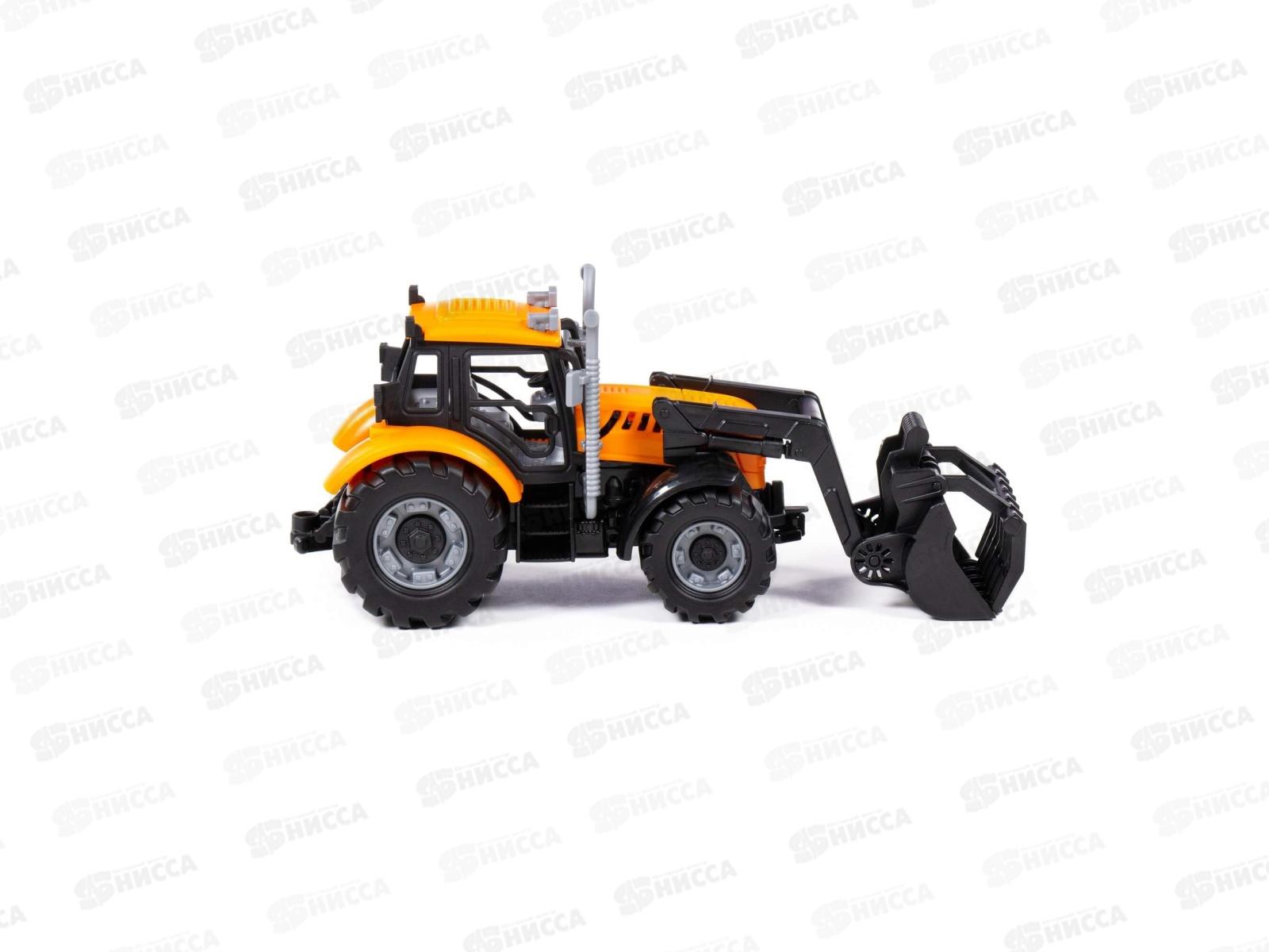 Погрузчик &quotПрогресс&quot сельскохозяйственный инерционный (оранжевый) в коробке, 91758  *12