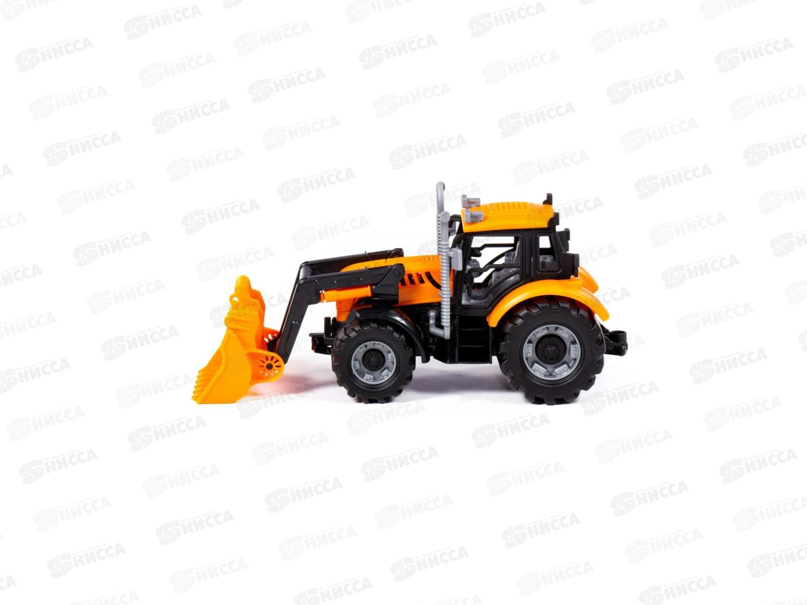 Погрузчик &quotПрогресс&quot инерционный (оранжевый) в коробке, 91802  *12