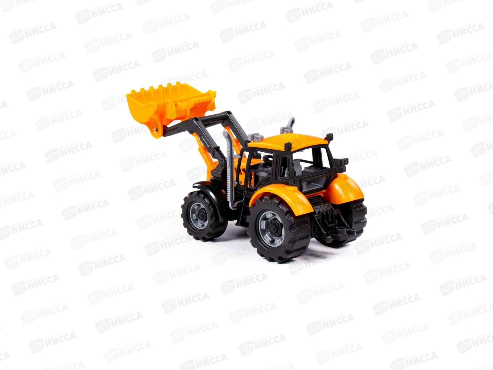 Погрузчик &quotПрогресс&quot инерционный (оранжевый) в коробке, 91802  *12