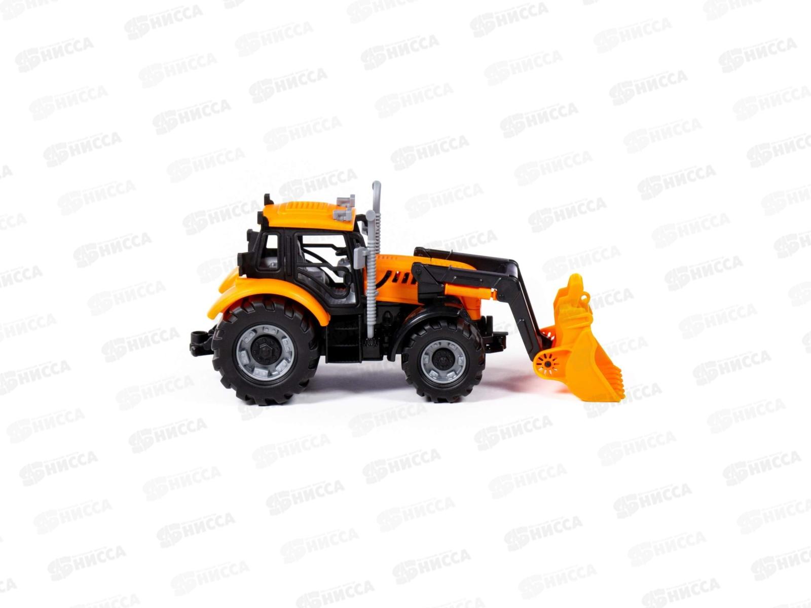 Погрузчик &quotПрогресс&quot инерционный (оранжевый) в коробке, 91802  *12
