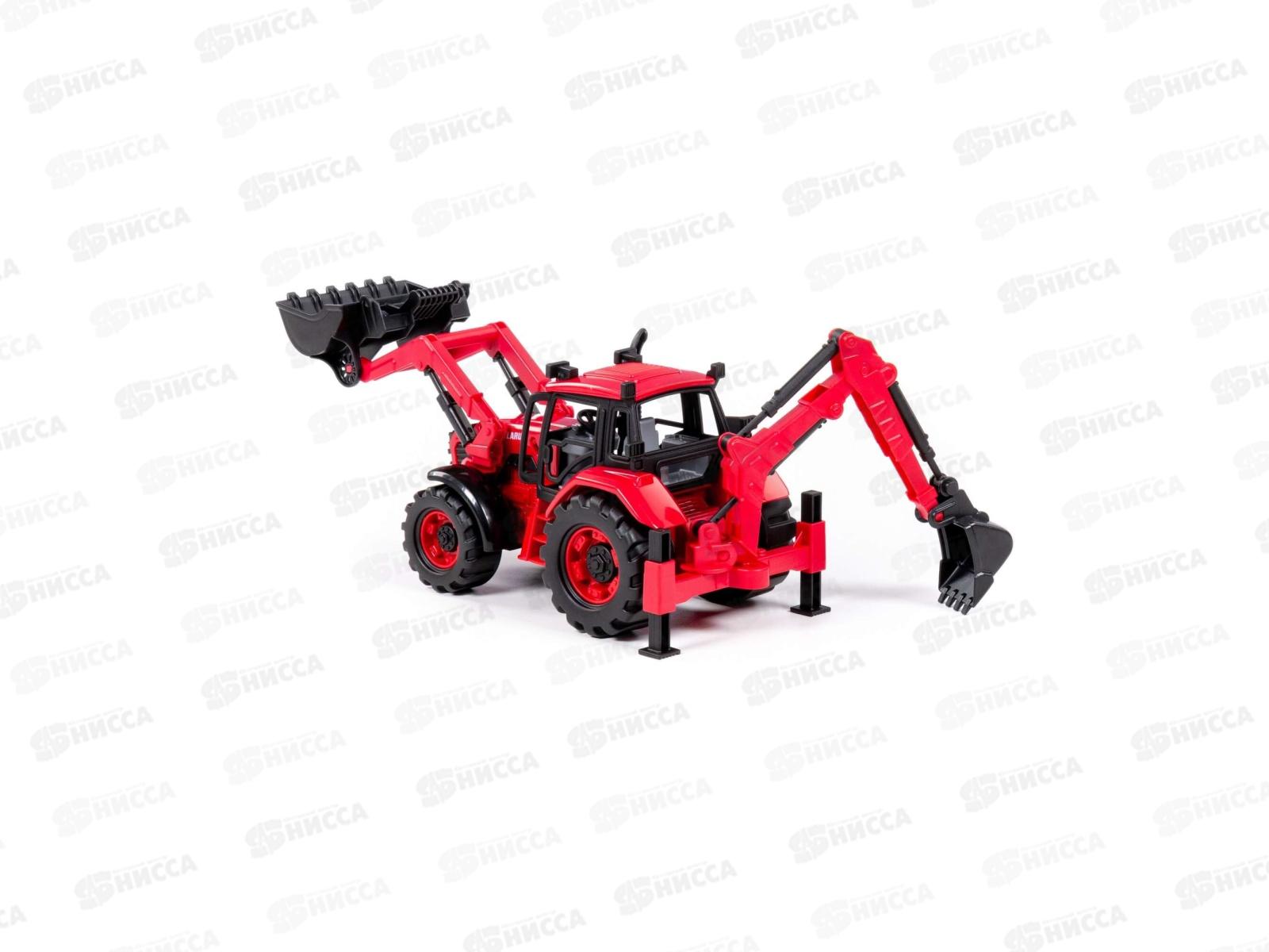 Трактор BELARUS с экскаватором и погрузчиком, 91857  *8