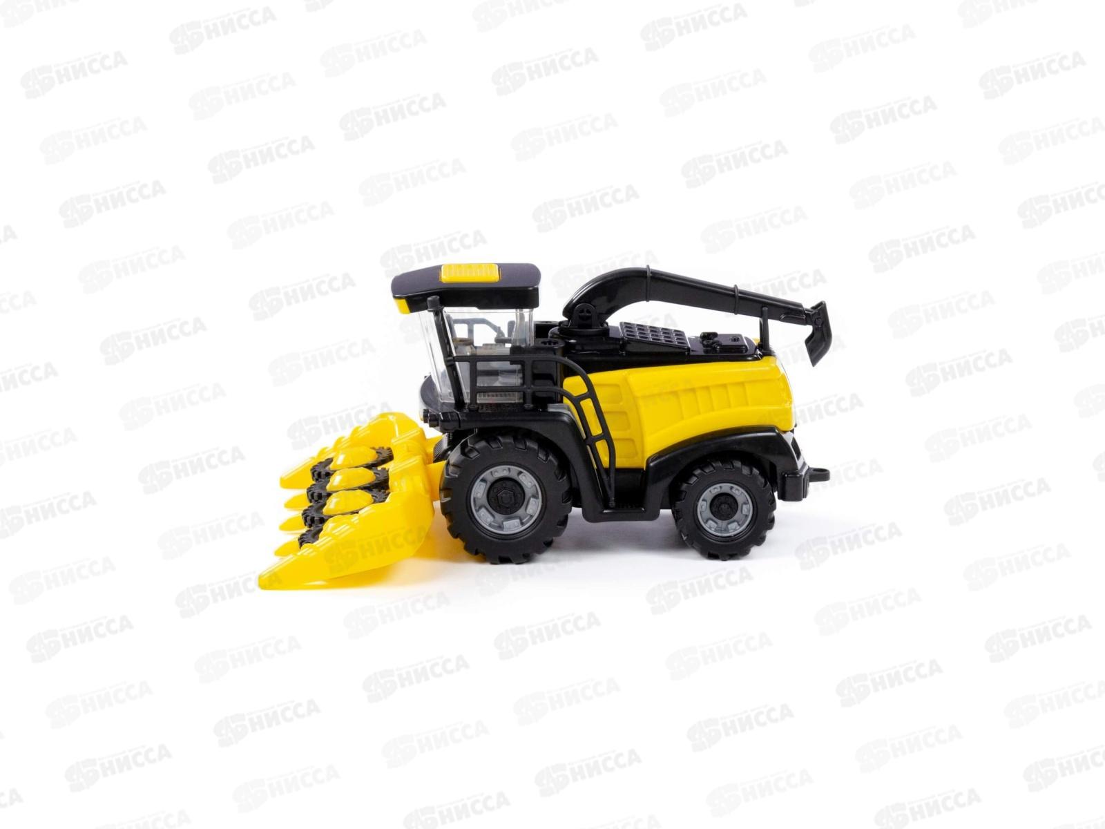 Комбайн &quotПолесье&quot №2 инерционный (жёлтый) 92229 в сеточке  *12