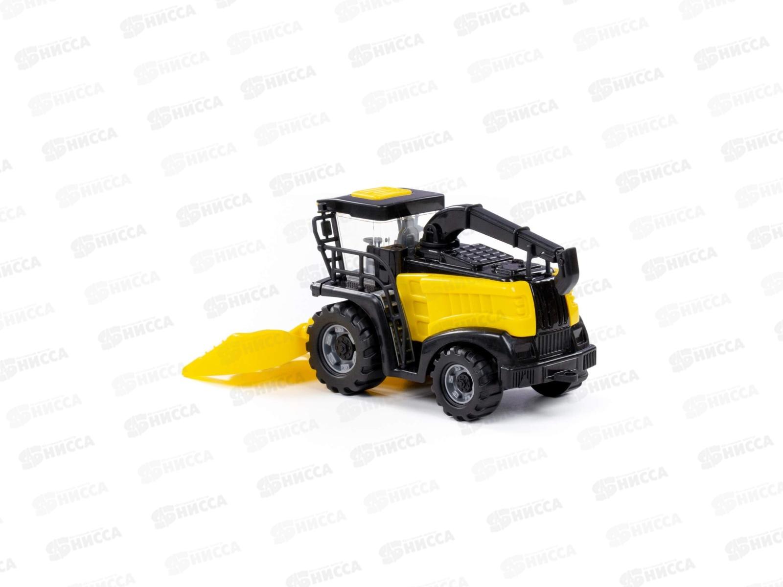 Комбайн &quotПолесье&quot №2 инерционный (жёлтый) 92229 в сеточке  *12