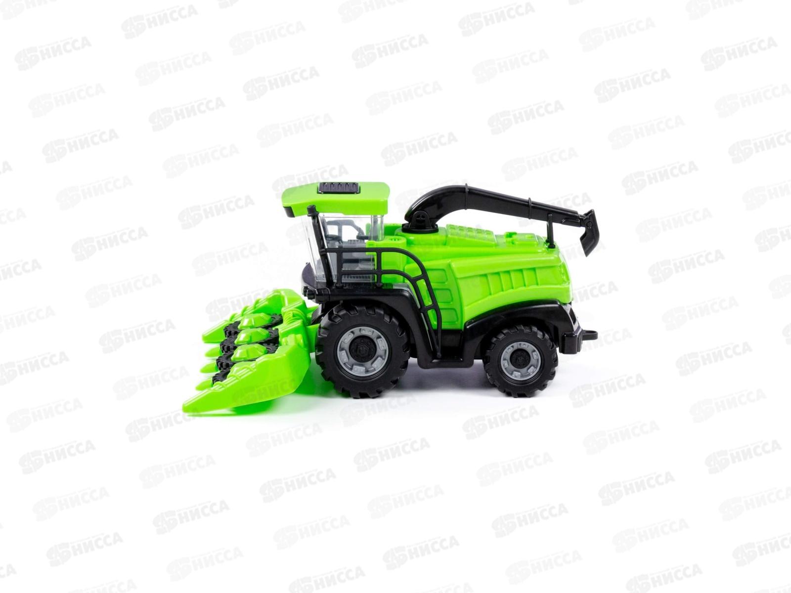 Комбайн &quotПолесье&quot №2 инерционный (зелёный) 93981 в сеточке  *12