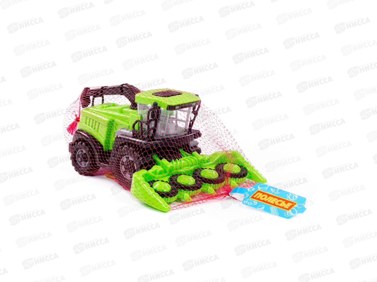 Комбайн &quotПолесье&quot №2 инерционный (зелёный) 93981 в сеточке  *12