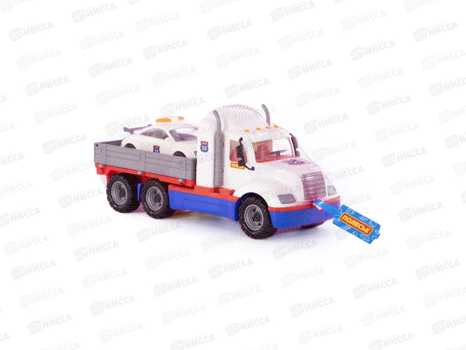 Автомобиль &quotМайк&quot бортовой+ автомобиль инерционный 94322 в сеточке