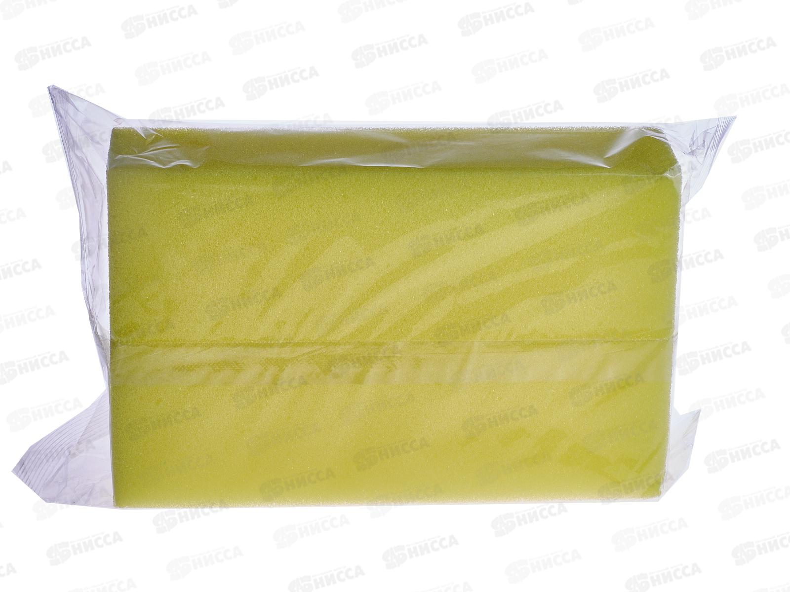 Губка поролоновая 19*12*5 SKYWAY Блеск+, S00901001 *72