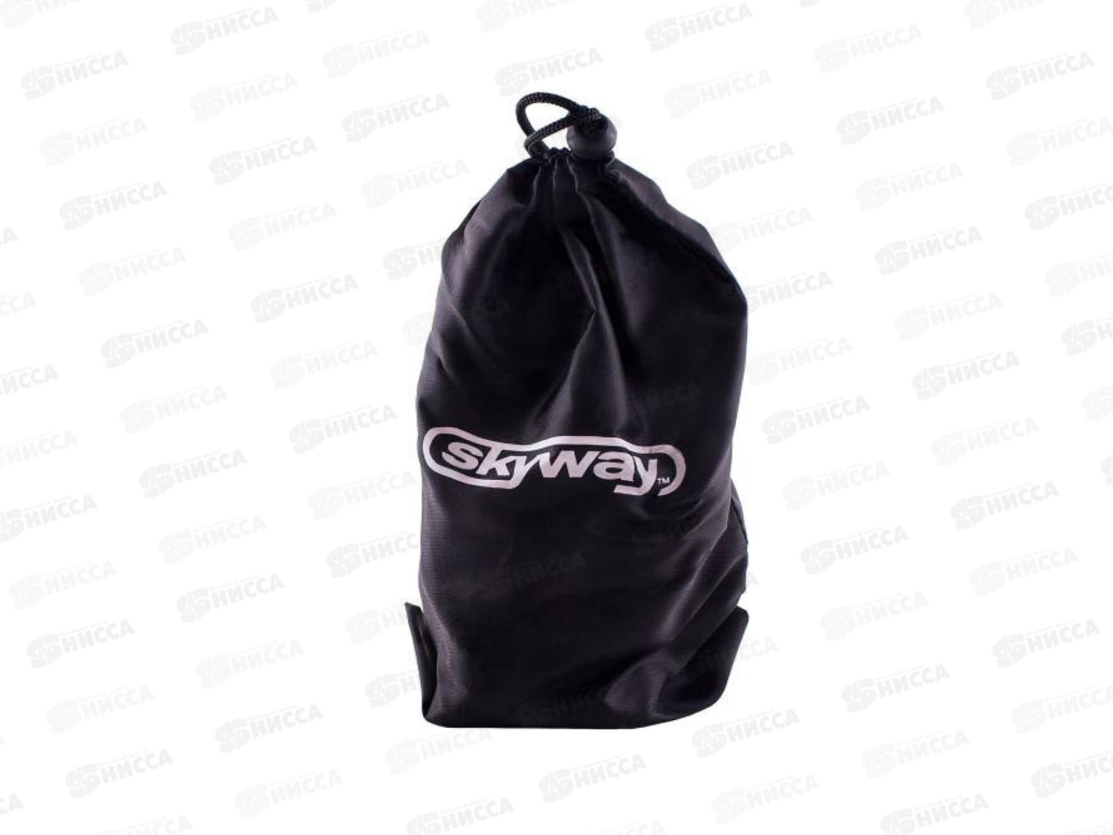 Домкрат гидравлический бутылочный SKYWAY с клапаном 10т h 200-385мм в коробке+сумка