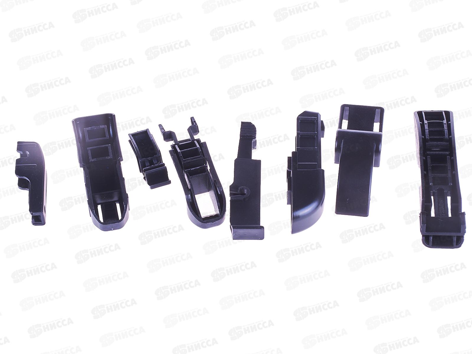 Щетка стеклоочистителя бескаркасная SKYWAY Стандарт 9 адаптеров 40см/16&quot, S02701060