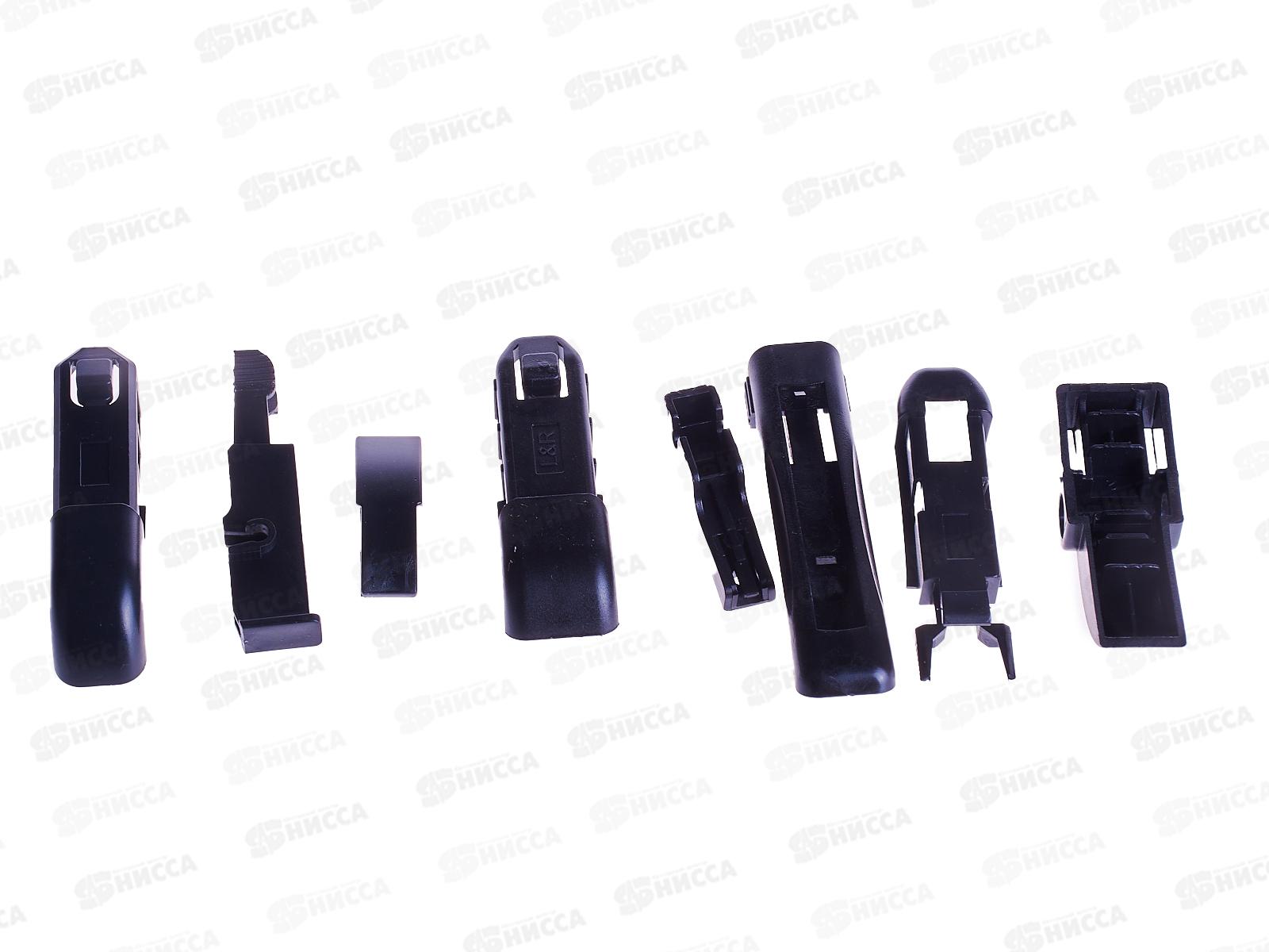 Щетка стеклоочистителя бескаркасная SKYWAY Стандарт 9 адаптеров 50см/20&quot, S02701064