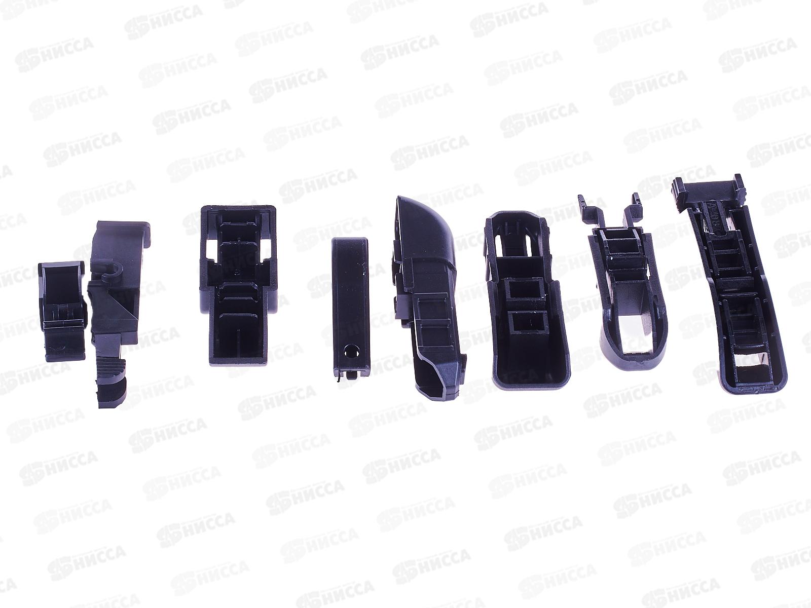 Щетка стеклоочистителя бескаркасная SKYWAY Стандарт 9 адаптеров 70см/28&quot, S02701070